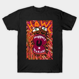 Uh-oh HOWL by Allen Ginsberg T-Shirt